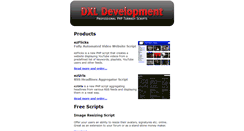 Desktop Screenshot of dxldev.info