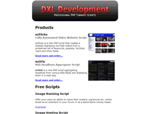 Tablet Screenshot of dxldev.info